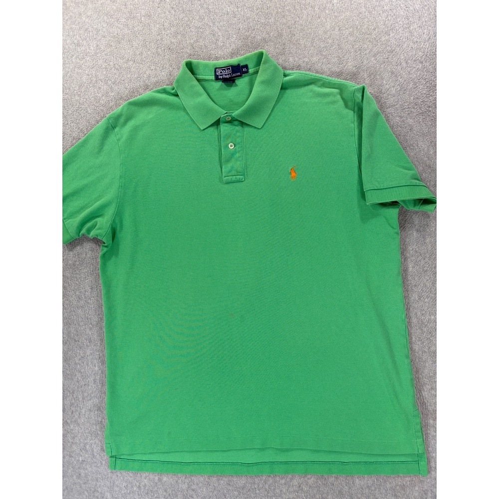 Polo Ralph Lauren Classic Solid Short Sleeve Polo Shirt (Men's XL) Green